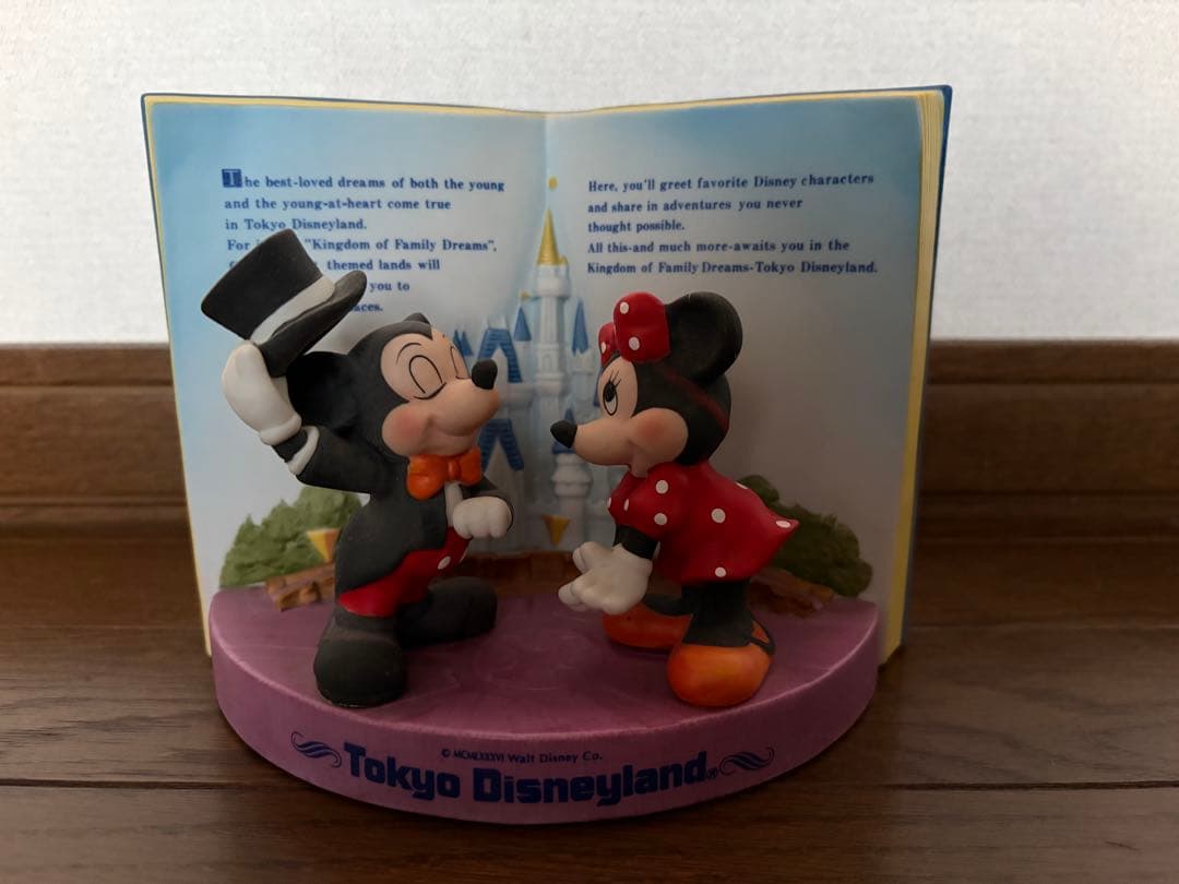 東京ディズニーランド　ミッキーマウス＆ミニー陶器