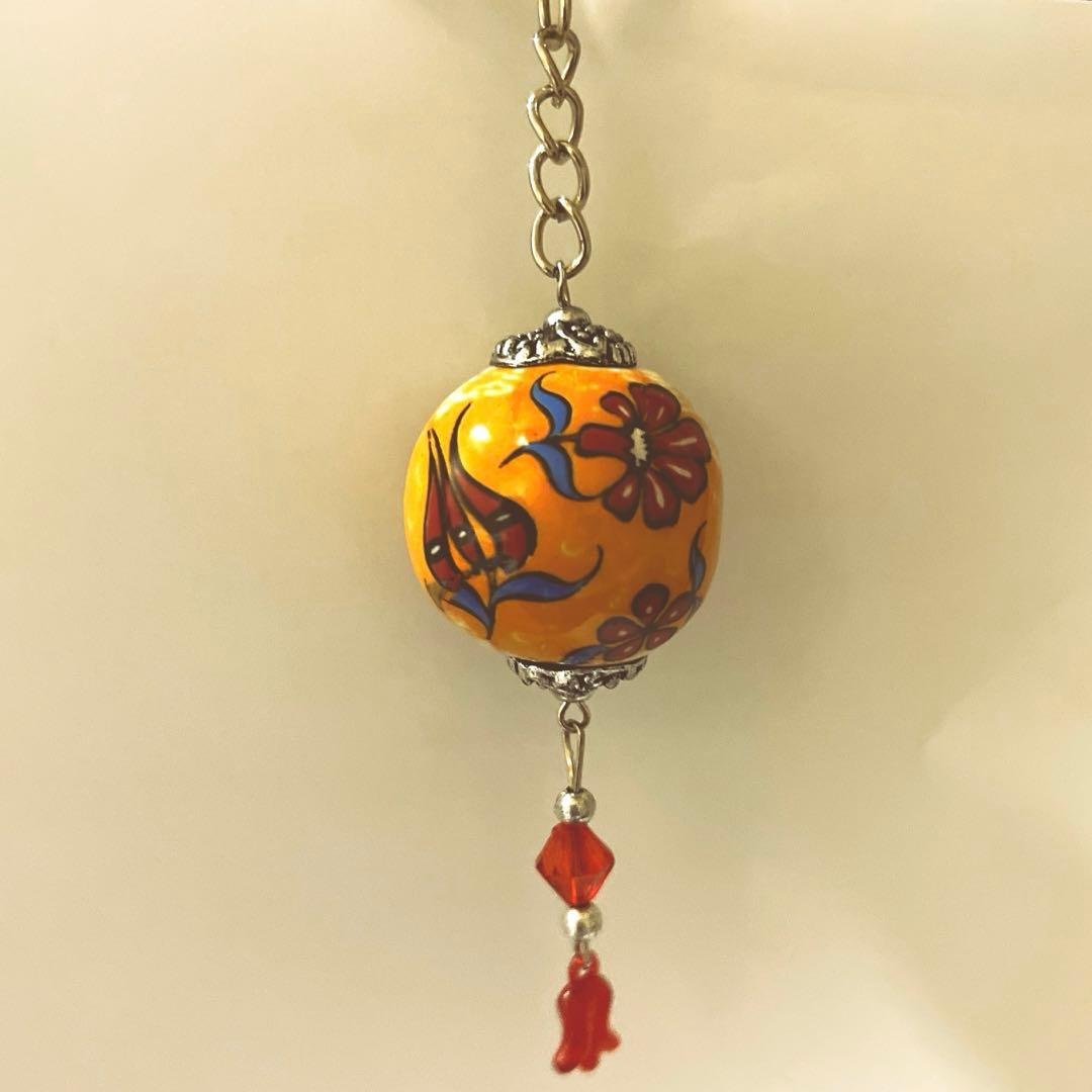 インド産ハンドメイドキーチャーム