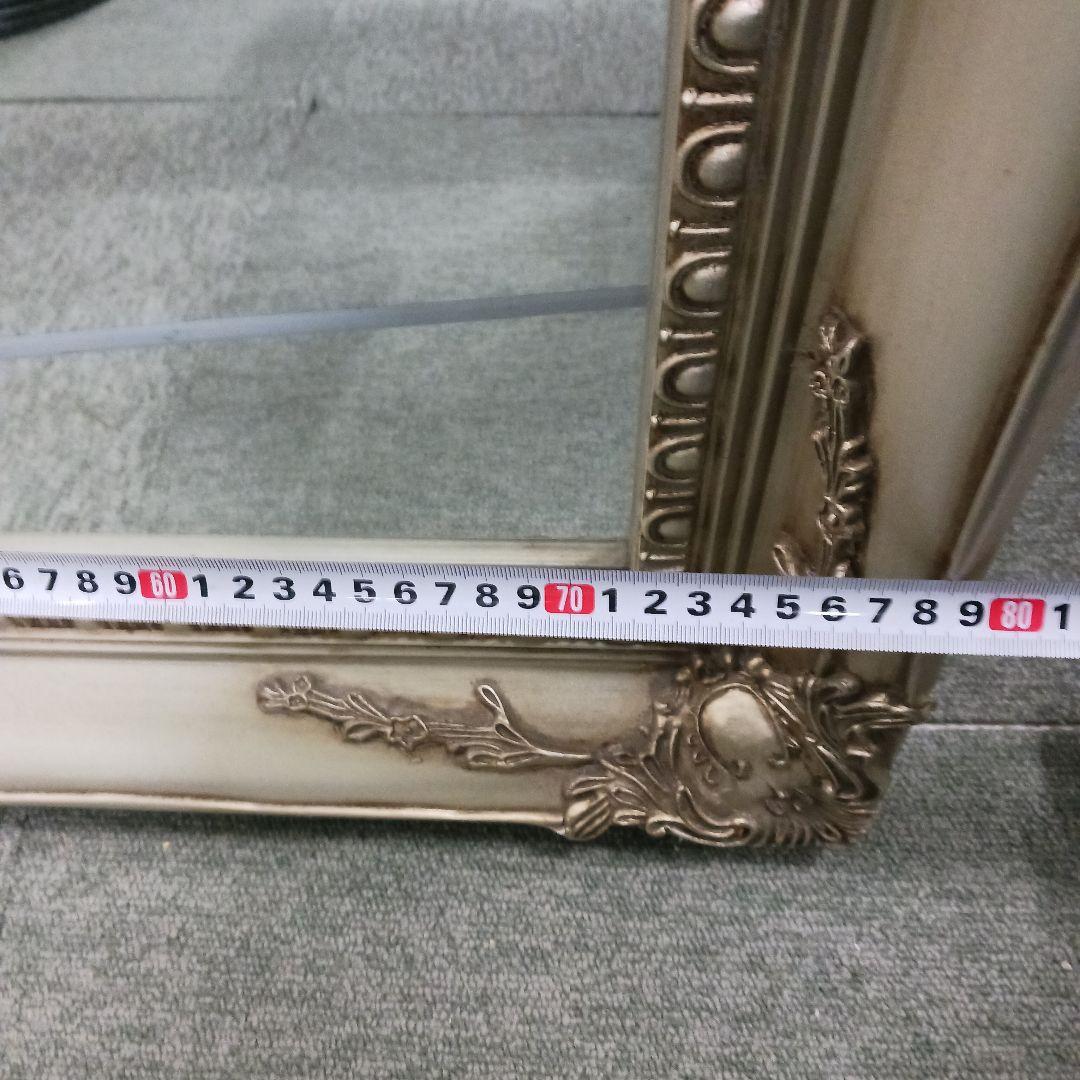 アンティークミラー 全身鏡 アンティーク インテリア 立て掛け式 モダン K