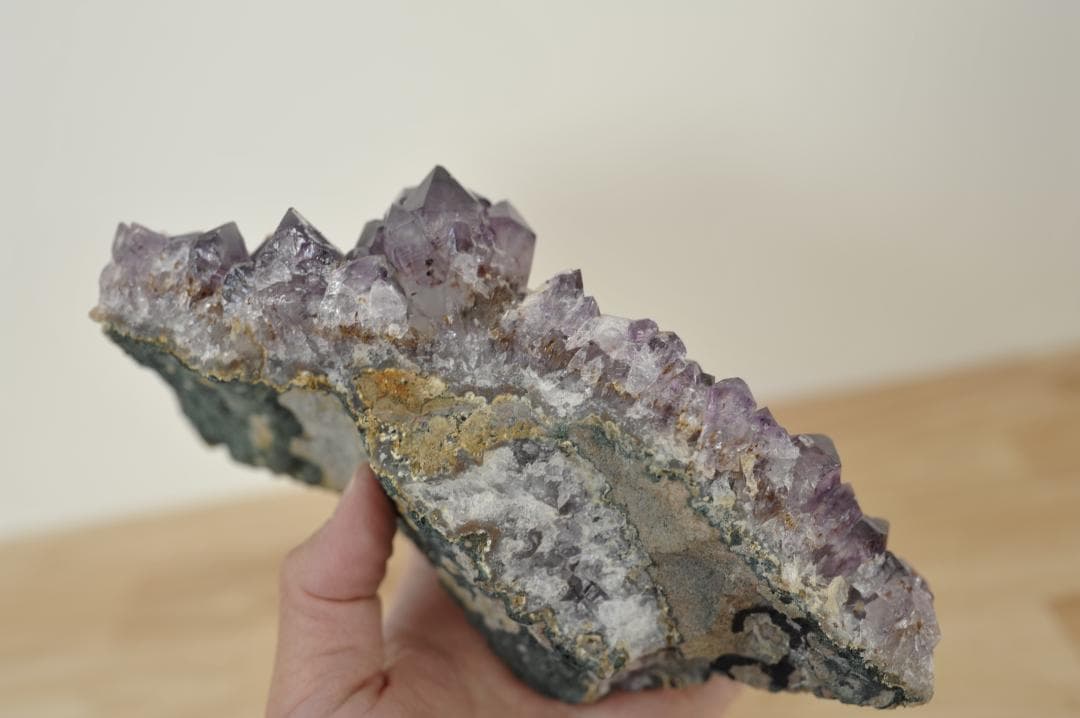 アメジストクラスター 21×9.5cm 1.2kg