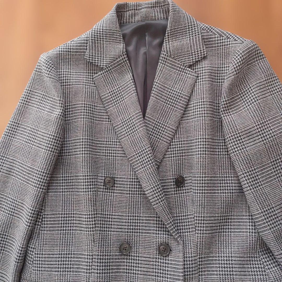 AOKI 洗えるレディース スーツ／ダブルジャケット+ワイドパンツ