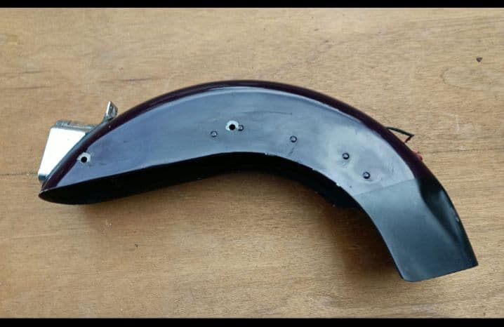 ハーレーショベルリアフェンダー