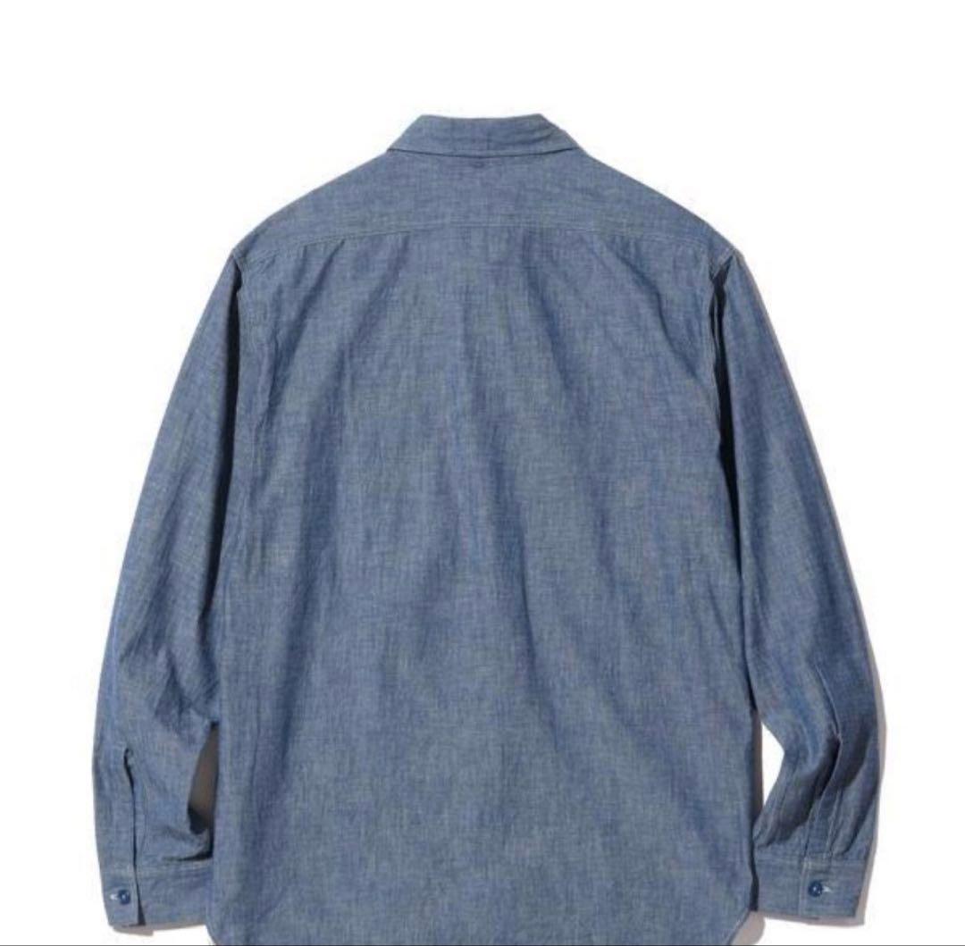 XL バズリクソンズ BR25995 シャンブレ長袖ワークシャツ ブルー