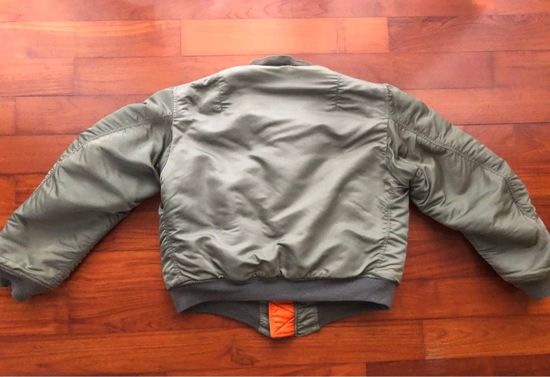 実物 米軍 MA-1 アルファ社 フライトジャケット