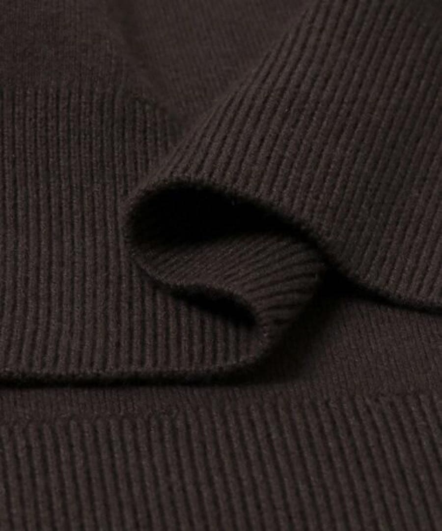 かぐれ　コットンカシミヤプルオーバー　BROWN美品