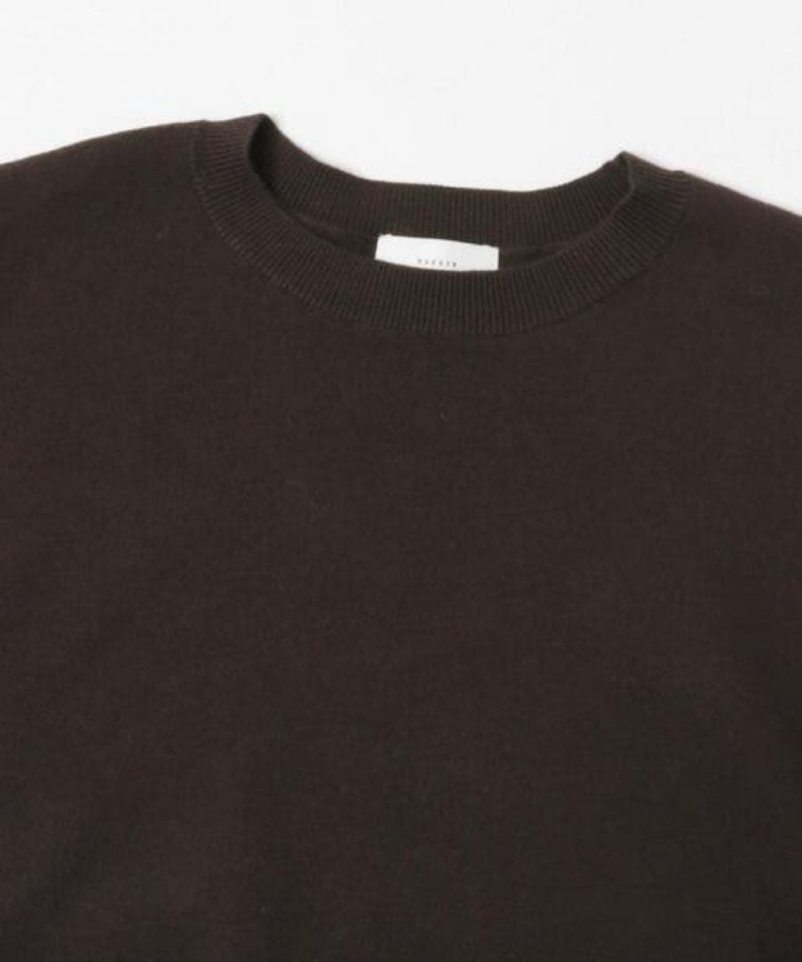 かぐれ　コットンカシミヤプルオーバー　BROWN美品