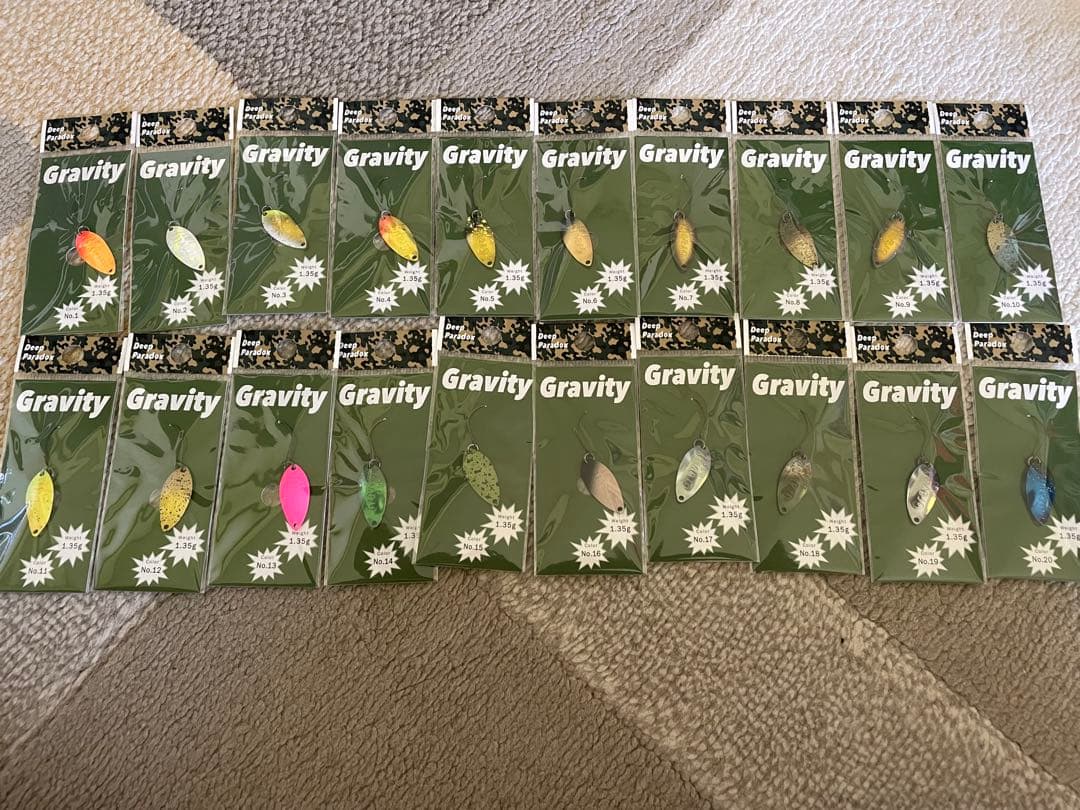 全色セット　ディープパラドックス　グラビティ1.35g