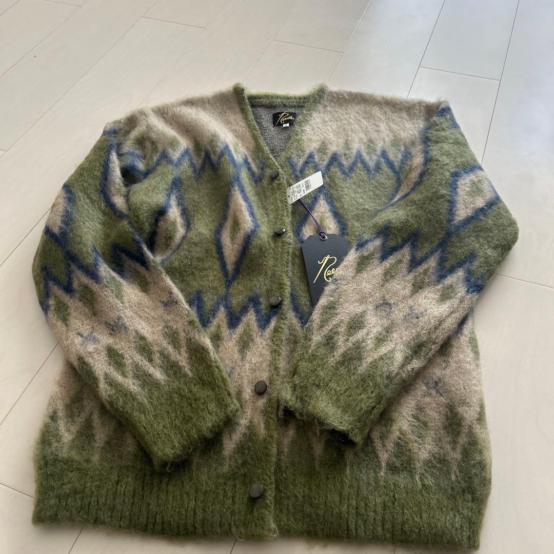 新品33000円Needlesモヘアカーディガン S