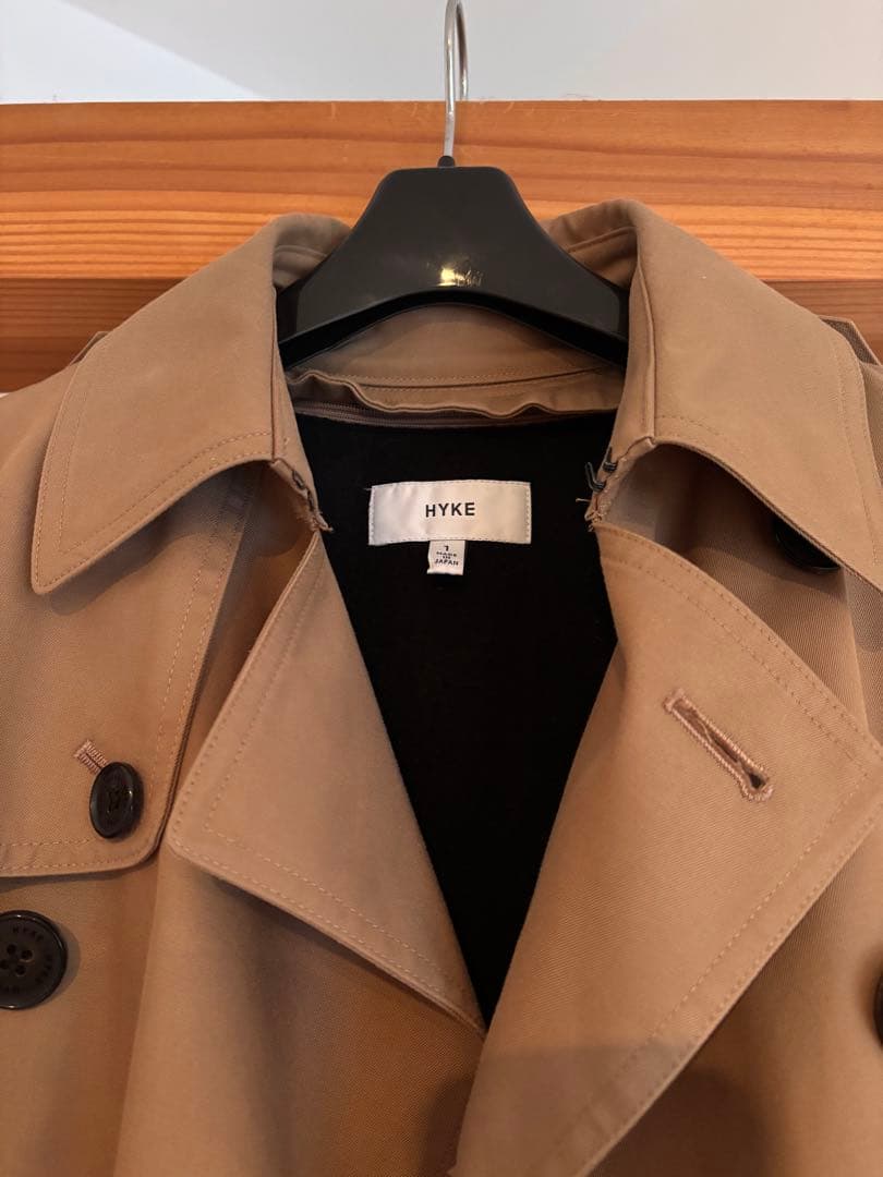 Y HYKE ベージュ トレンチコート　ビックフィット　サイズ1