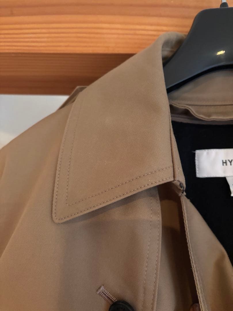 Y HYKE ベージュ トレンチコート　ビックフィット　サイズ1