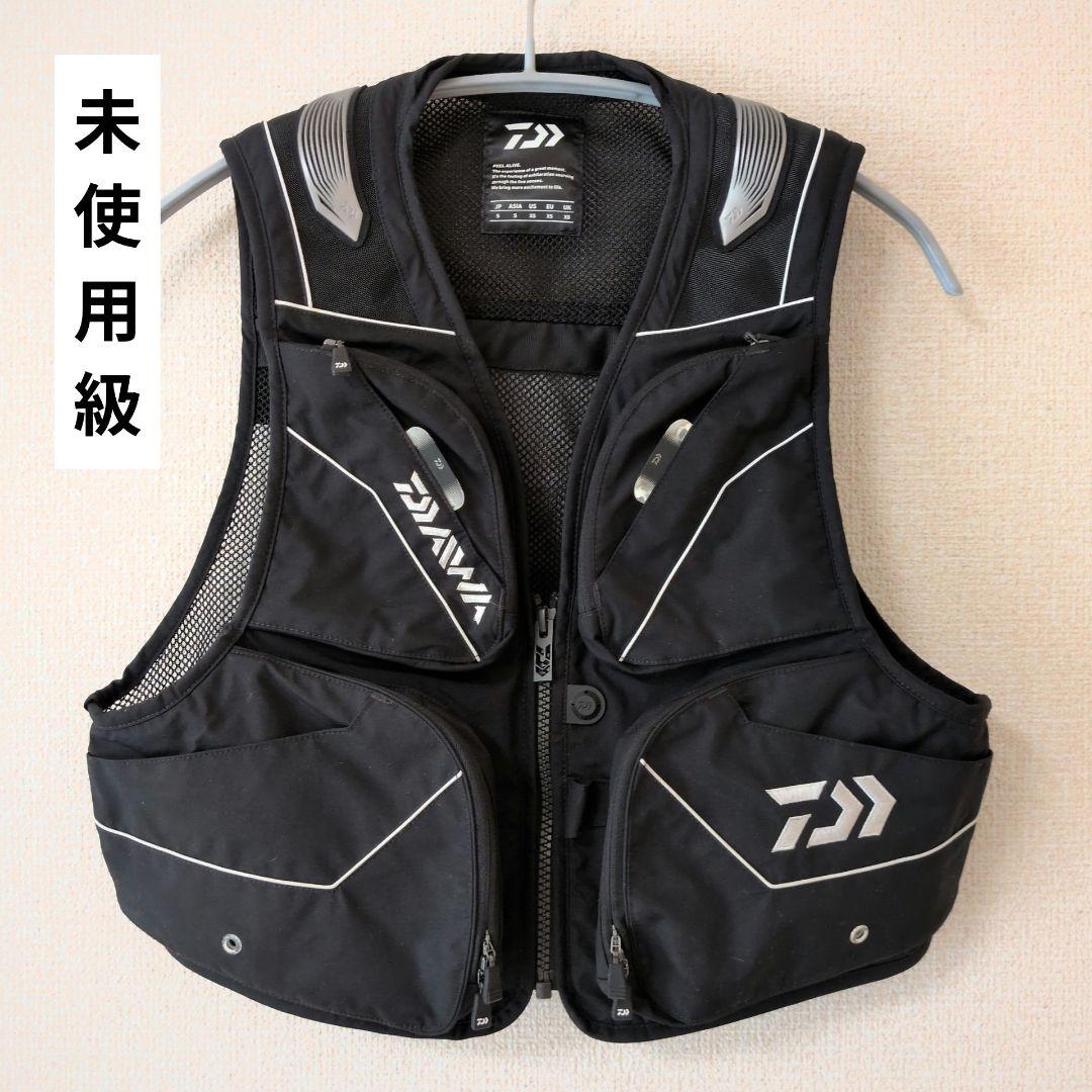 【ほぼ未使用】DAIWA　ダイワ　フィッシングベスト DV-3021 黒　 S