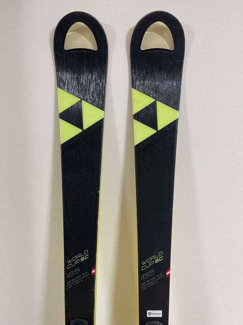 スキー FISCHER RC4 W.C. SC YELLOW BASE 165