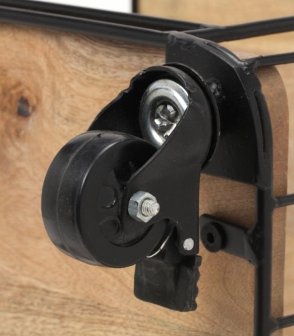 ✨新品【niko and...キャスターラックスクエア収納.三段ワゴン】大人気！