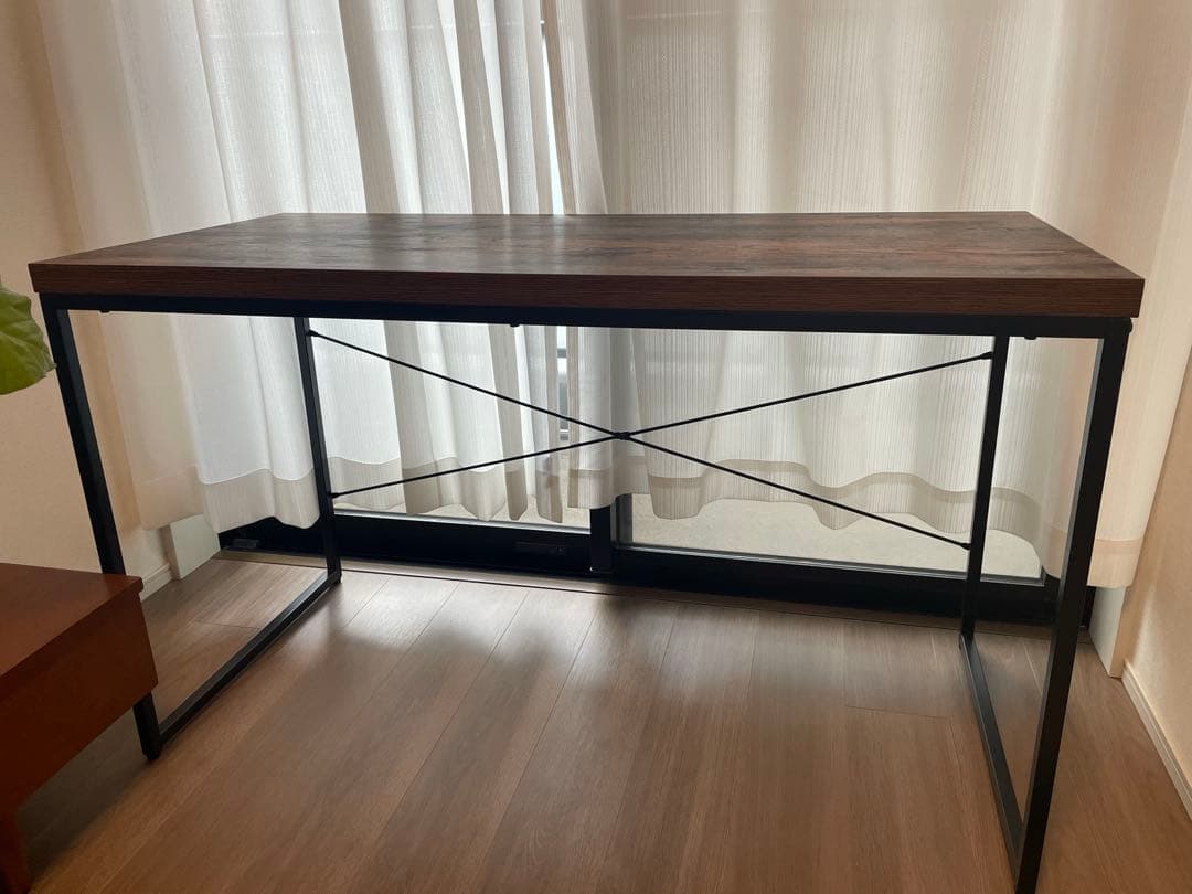 【組立不要】ニトリ デスク(N ステイン 120 BR)