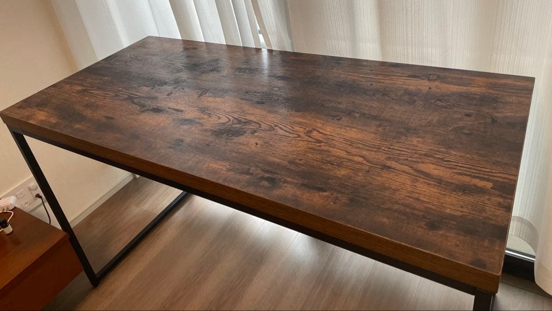 【組立不要】ニトリ デスク(N ステイン 120 BR)