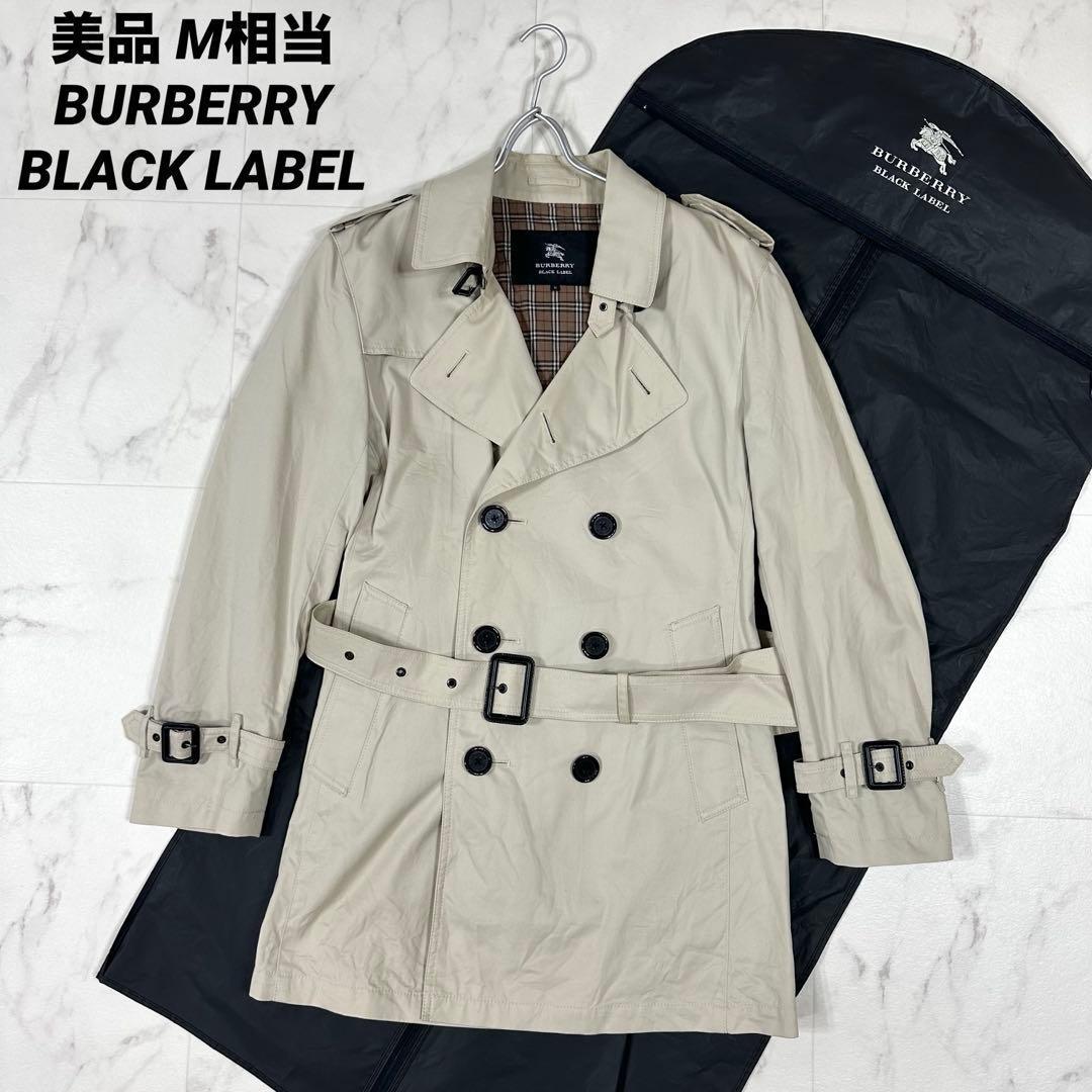 【美品】BURBERRY BLACK LABEL トレンチコート ベージュ系 M