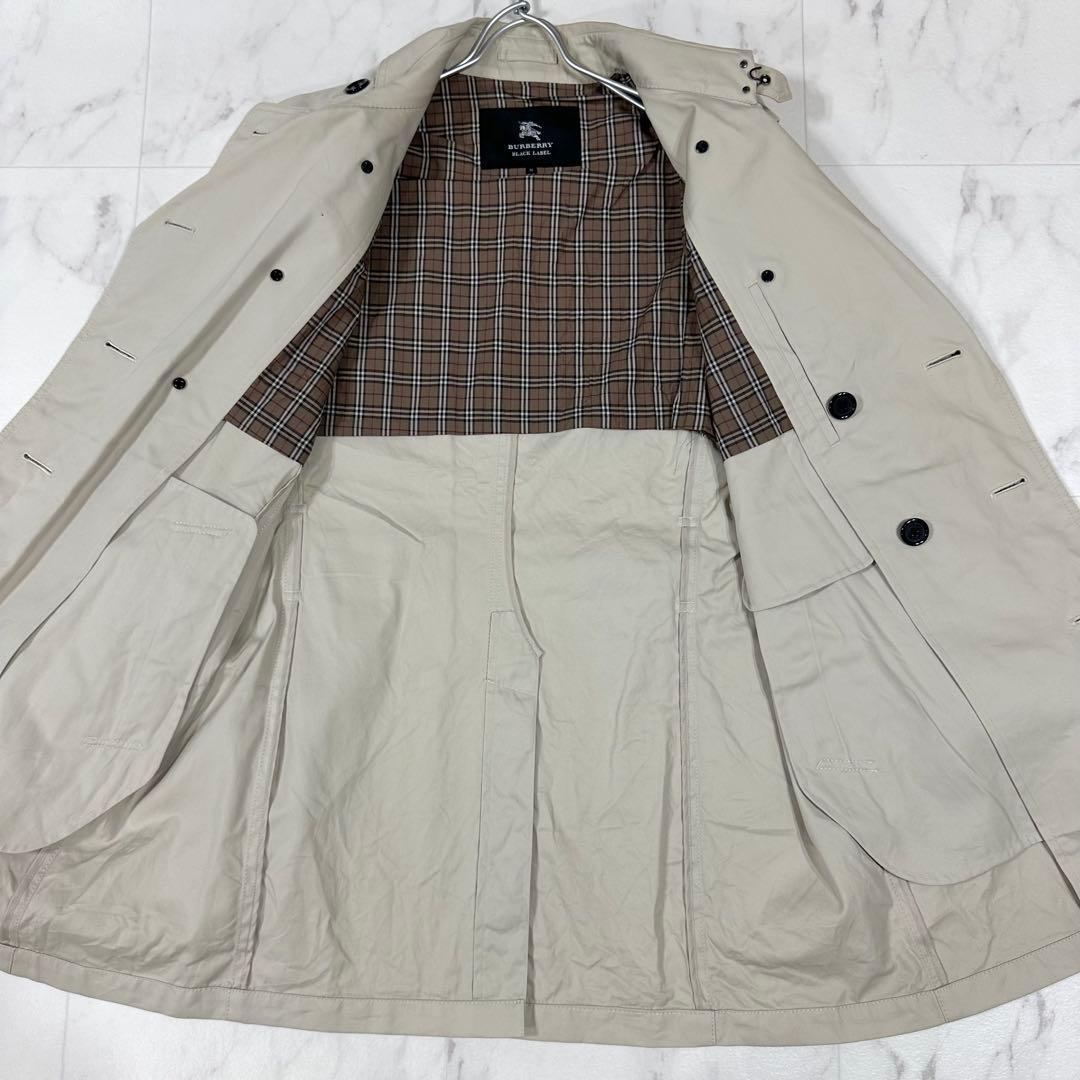 【美品】BURBERRY BLACK LABEL トレンチコート ベージュ系 M