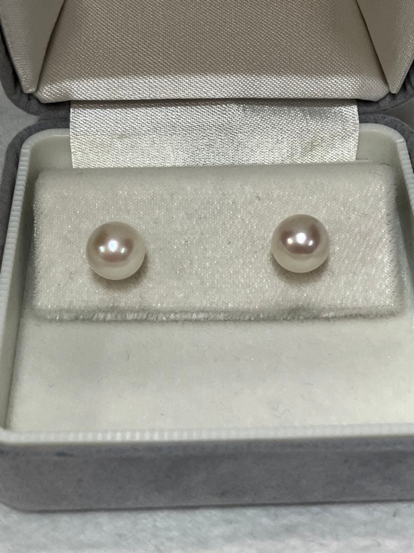 伊勢志摩英虞湾産あこや真珠　8.7mm パールピアス