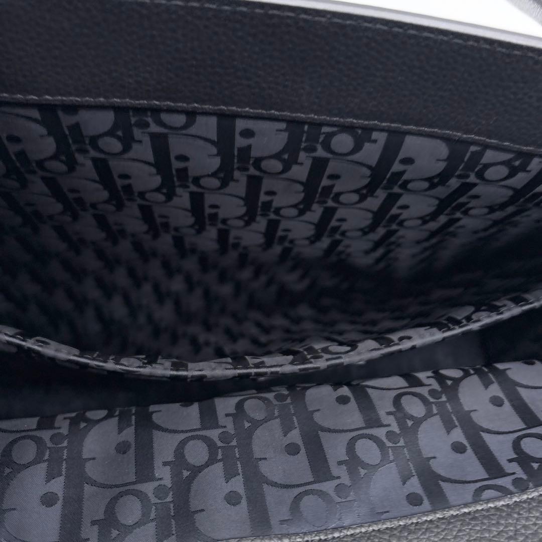 極美品 ディオール サファリ トートバッグ オブリーク トロッター A4収納 黒