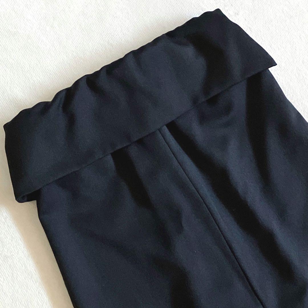 NOBLE トリコチンベアトップパンツ　38 ブラック