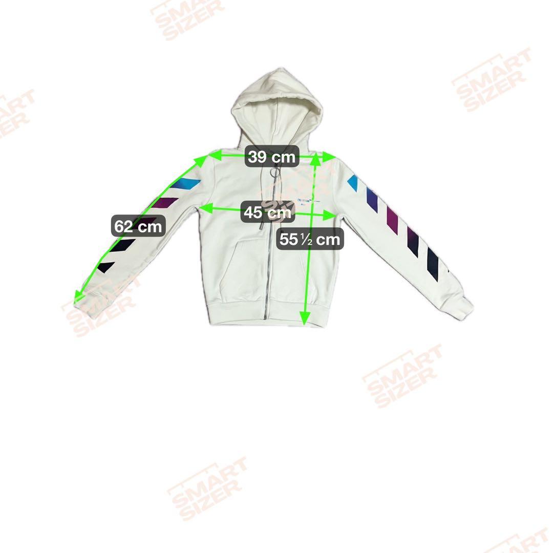 Off-White オフホワイト ジップアップ グラデーション XXS パーカー