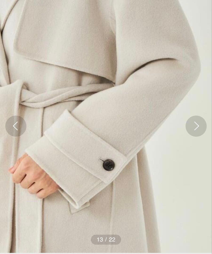 リバーロングトレンチコート green level relaxing コート