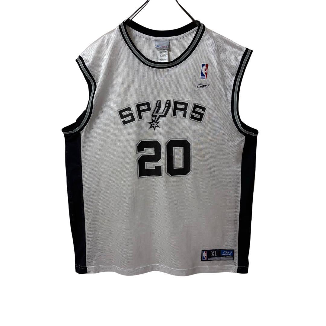 【REEBOK】バスケシャツ NBA サンアントニオ・スパーズ ジノビリ 20