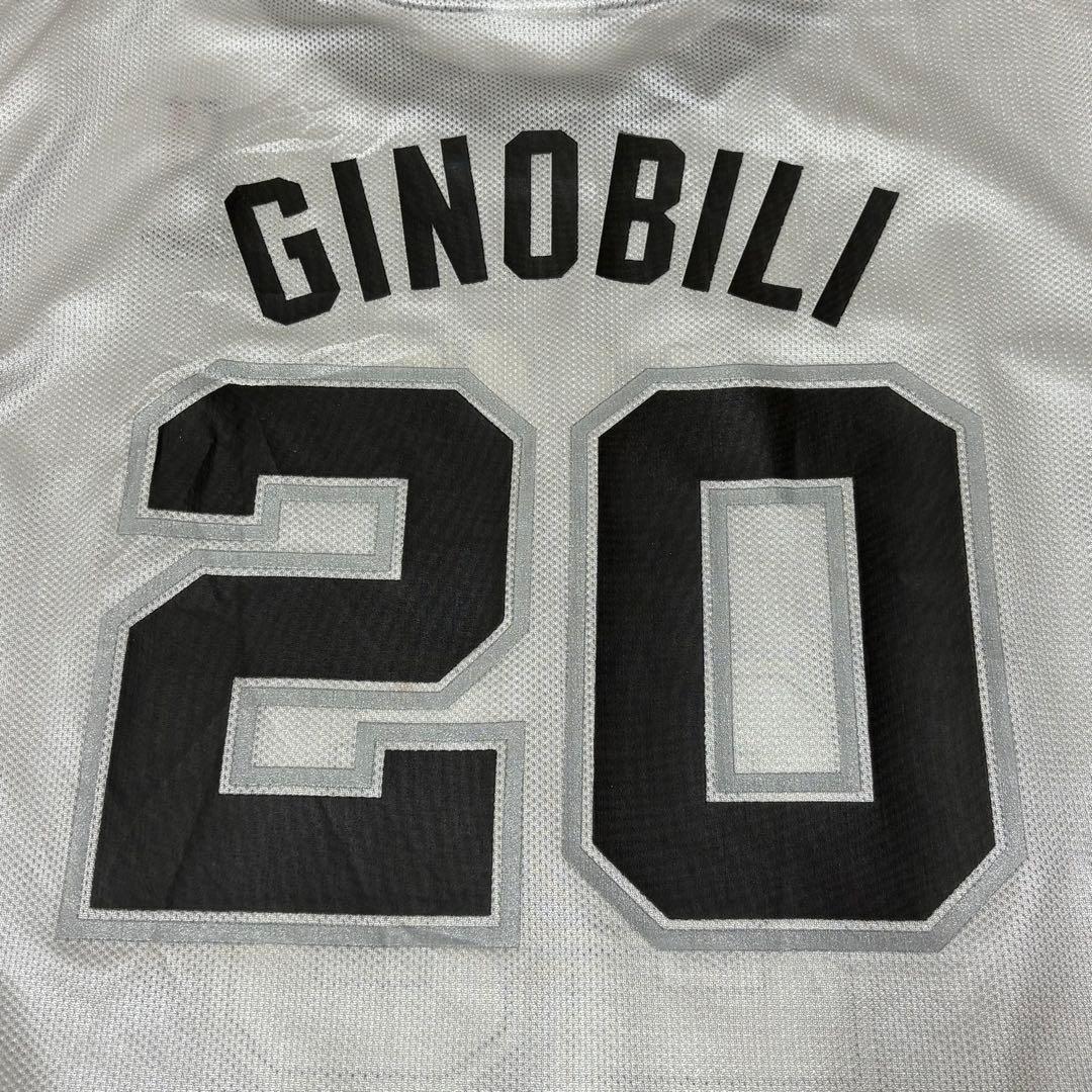 【REEBOK】バスケシャツ NBA サンアントニオ・スパーズ ジノビリ 20