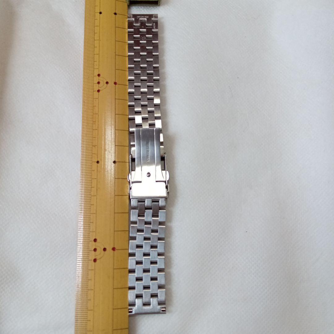【未使用】タイコノートMiltat腕時計金属ベルト　20mm幅