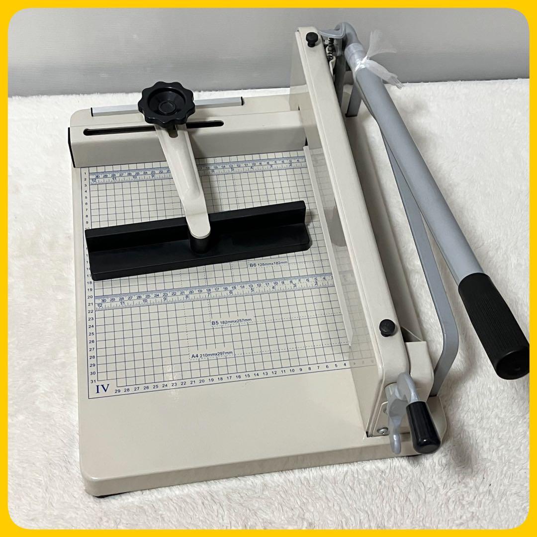 動作品 業務用 大型裁断機 ペーパーカッター 400枚 裁断 A3 A4