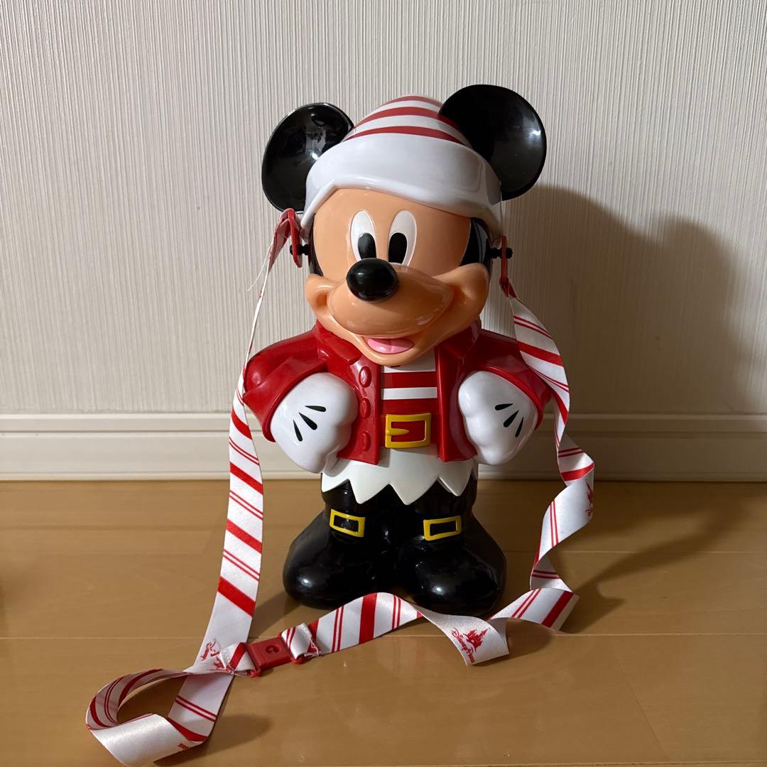 【日本未入荷】　サンタクロース　ミッキー　ポップコーンバケツ