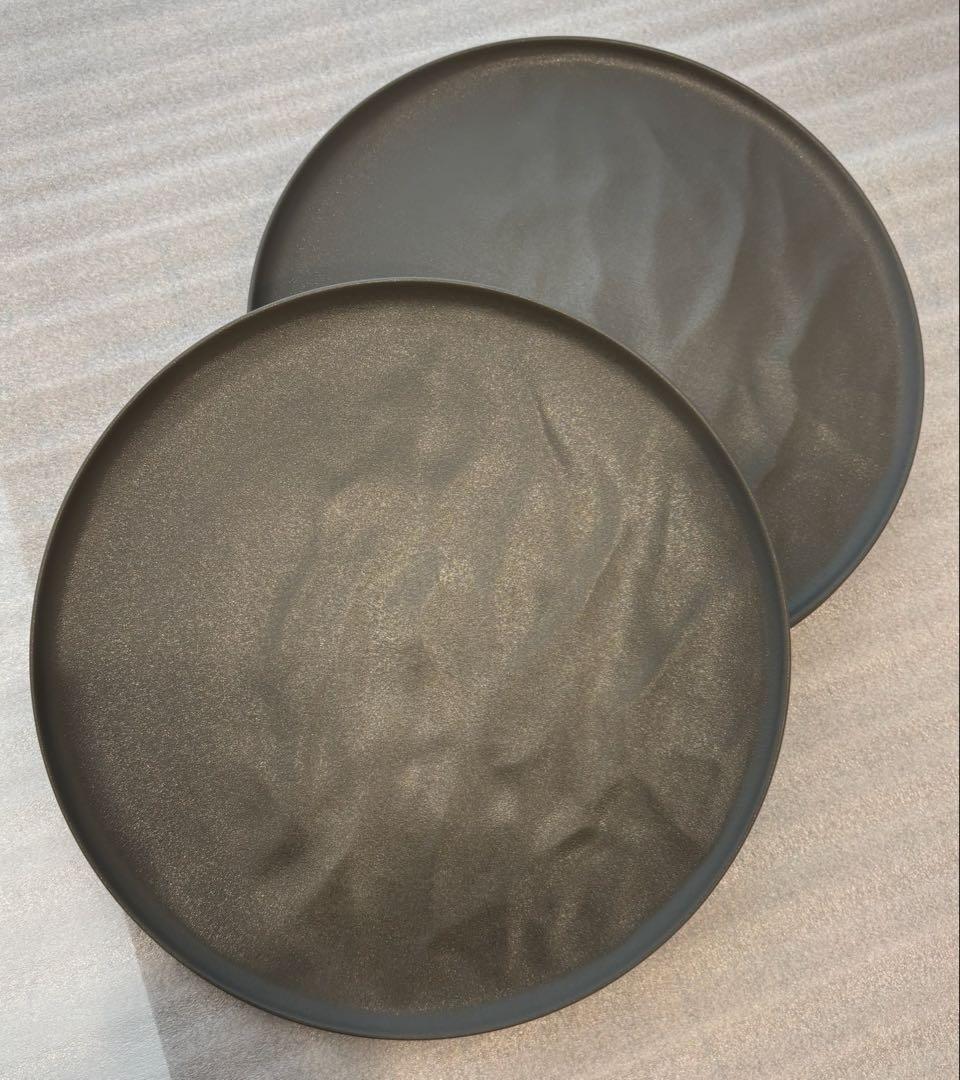 エイラス　皿　中皿ウェーブ　グレー　5枚　新品未使用