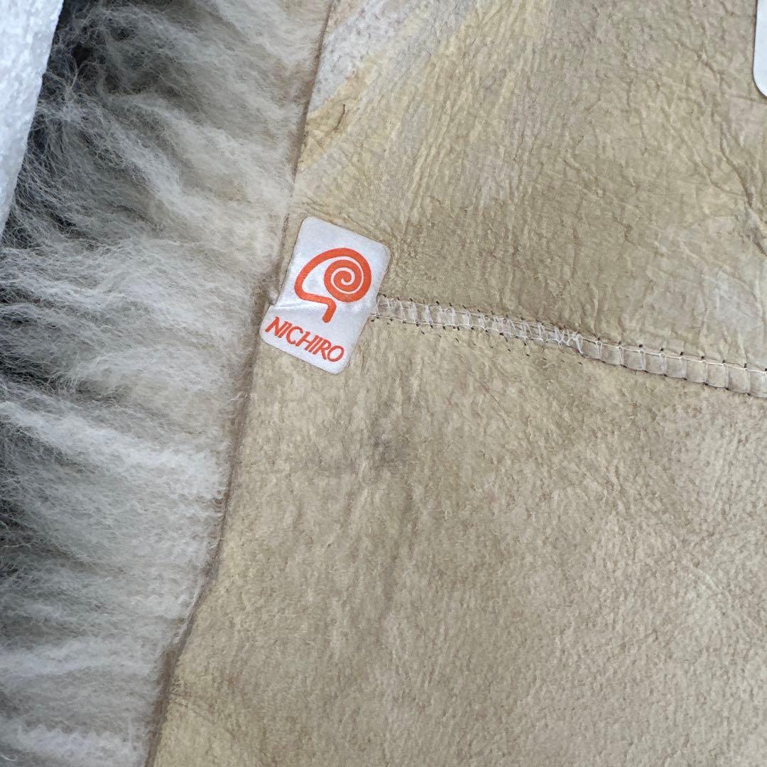 NICHIRO ニチロ ムートン 6頭もの ムートンラグ 大きめサイズ r2※