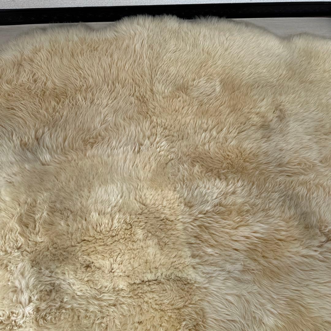 NICHIRO ニチロ ムートン 6頭もの ムートンラグ 大きめサイズ r2※