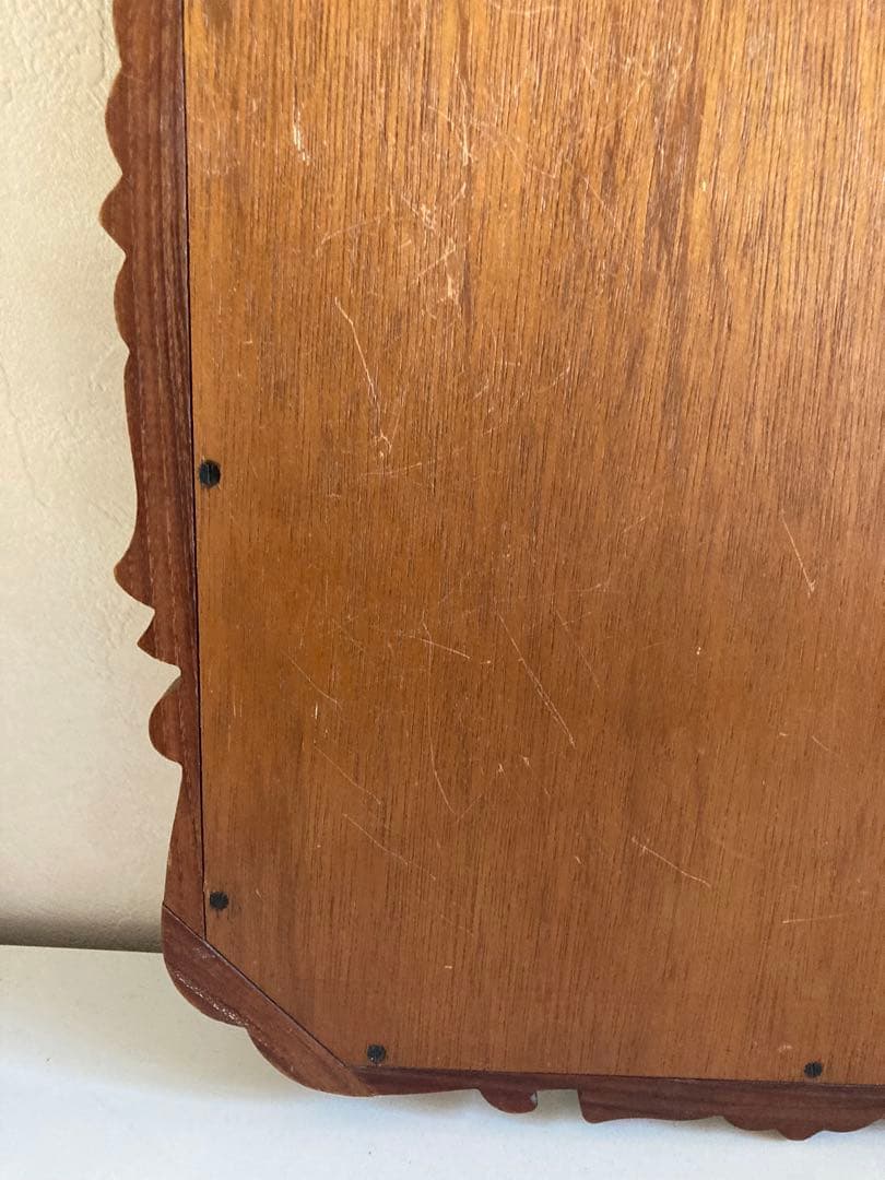 アンティーク ウォールミラー/鏡/ヴィンテージ　46.5×36