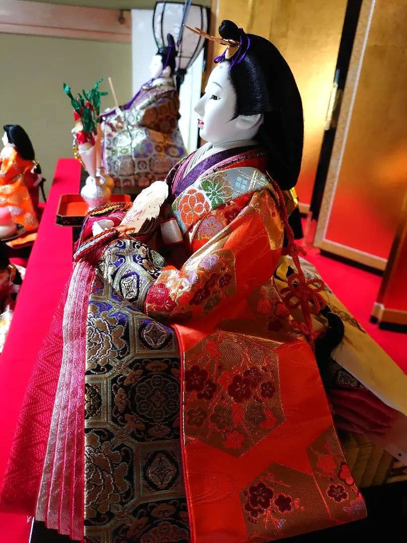 豪華！特大！雛人形 七段飾り 60号 幅190㎝×奥行210㎝