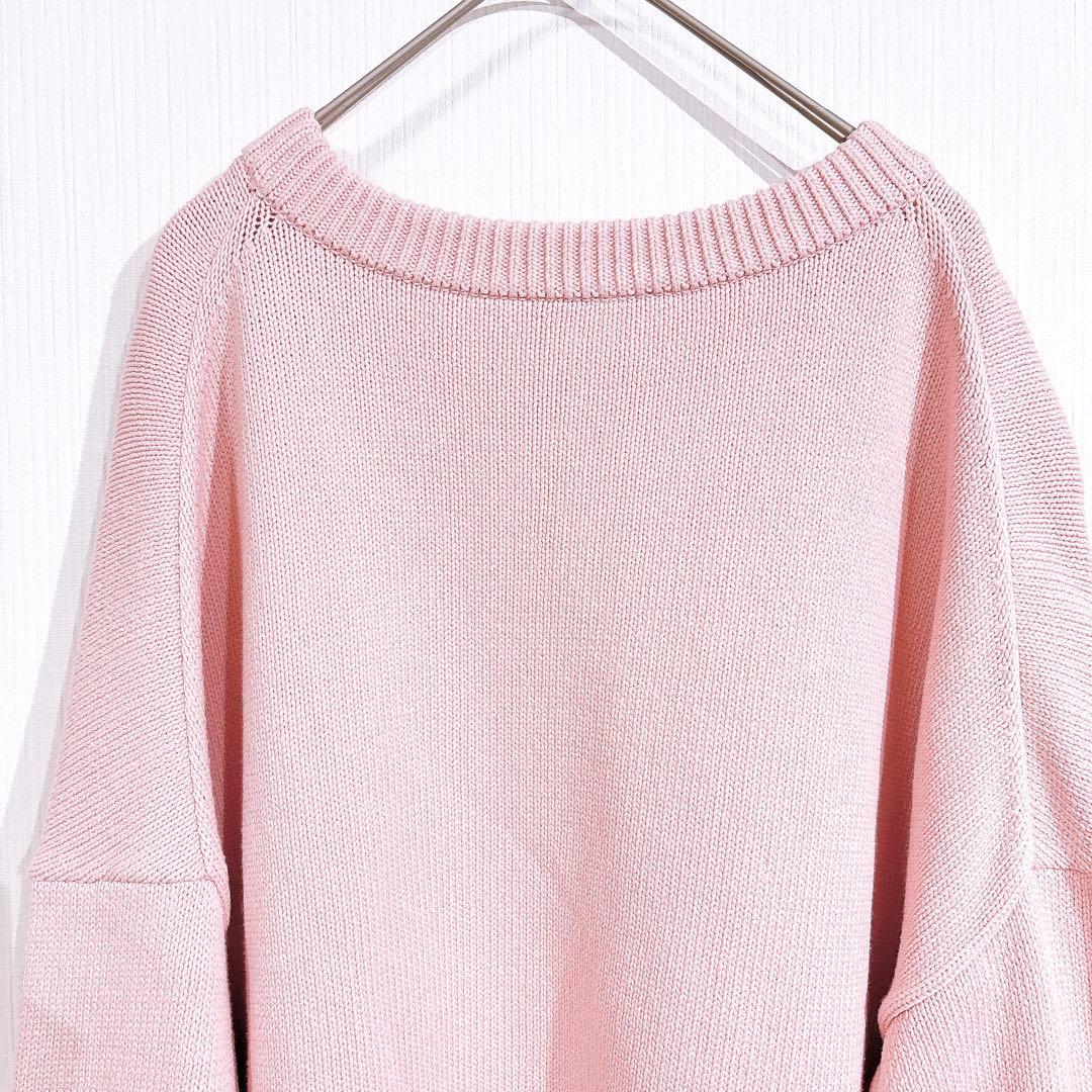 EVERYDAY I LIKE エブリデイアイライク　クルーネックニット　ピンク