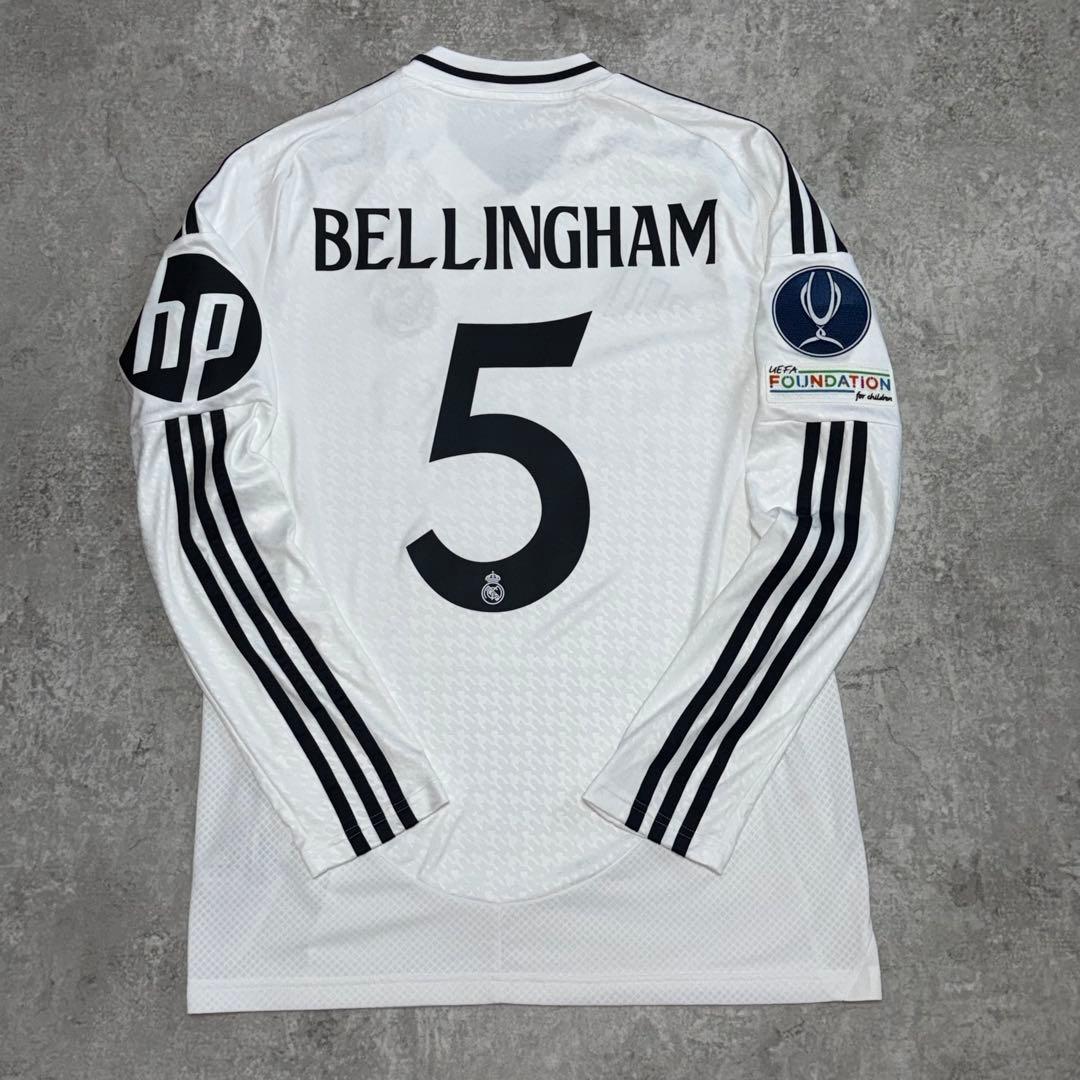 レアルマドリード 24/25 #5 ベリンガム 長袖 UEFA スーパーカップ