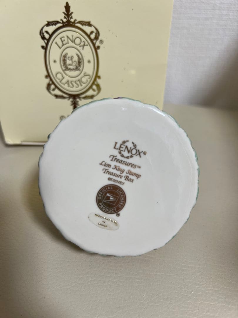 LENOX CLASSICS ライオンキング　コラボ 陶器　小物入れ