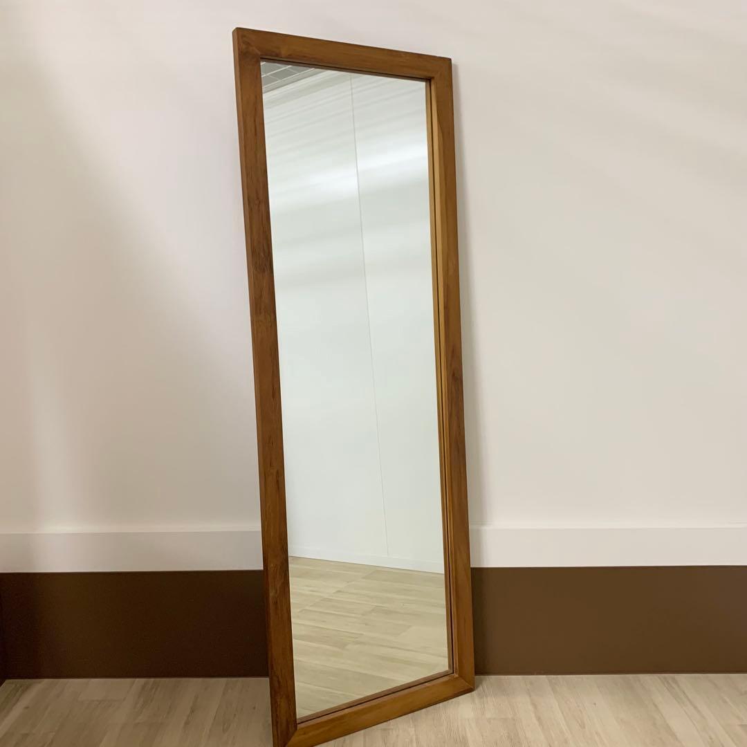 unico BREATH チーク無垢材 ウォールミラー