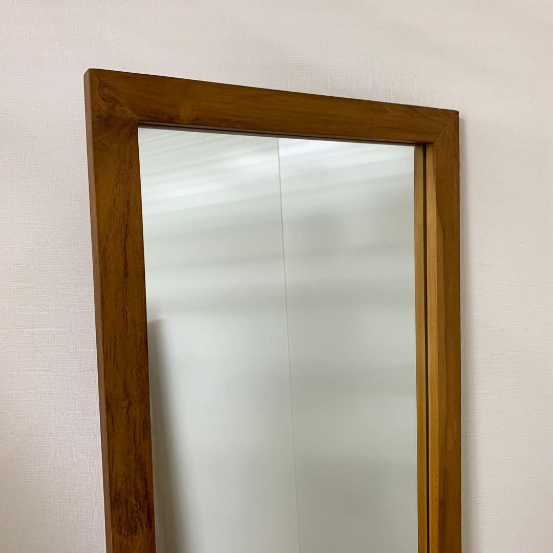 unico BREATH チーク無垢材 ウォールミラー