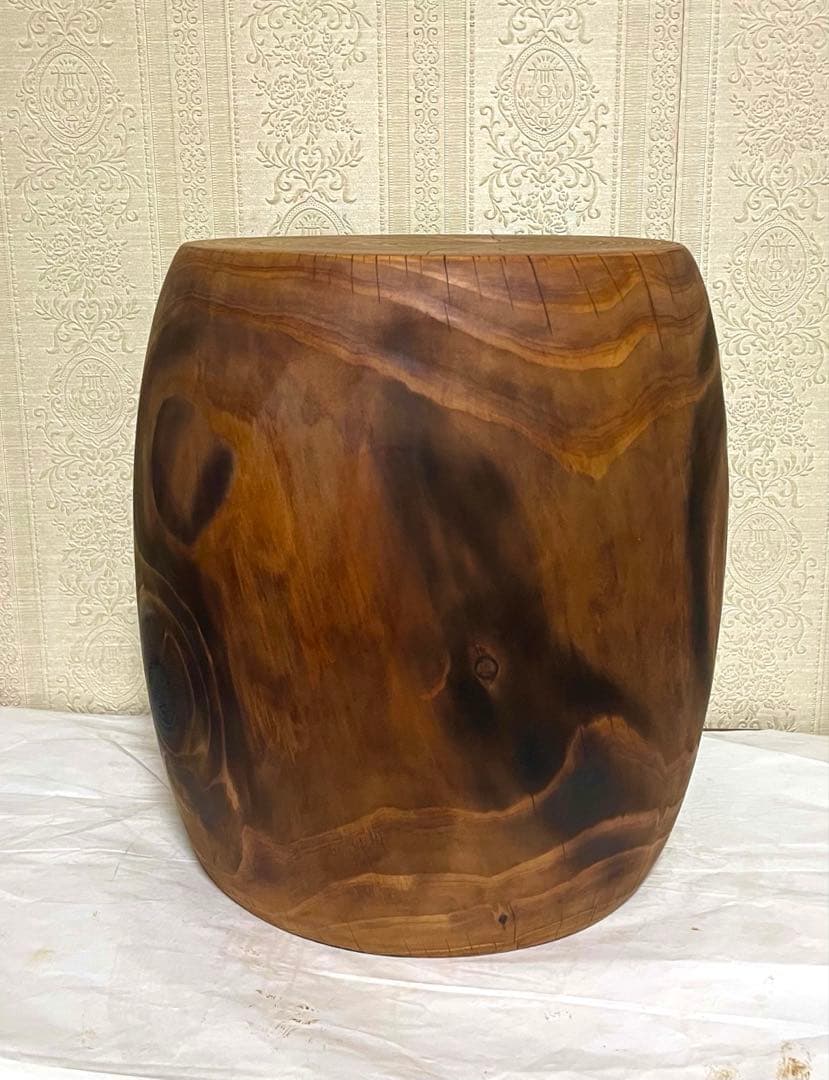 丸太　スツール　花瓶台　植物台