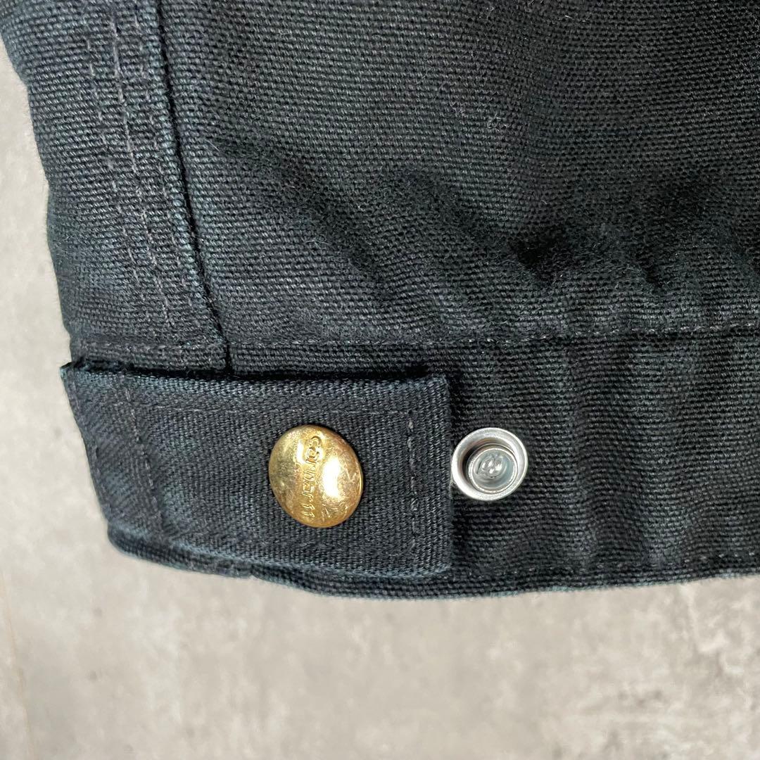 【USA製】Carharttカーハート デトロイトジャケット 希少ブラック レア