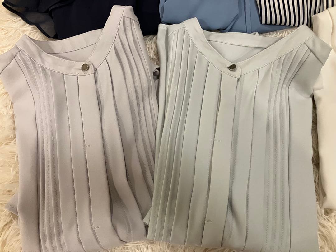 半袖ブラウス ９点セット➕ニットとカーディガンまとめ売り