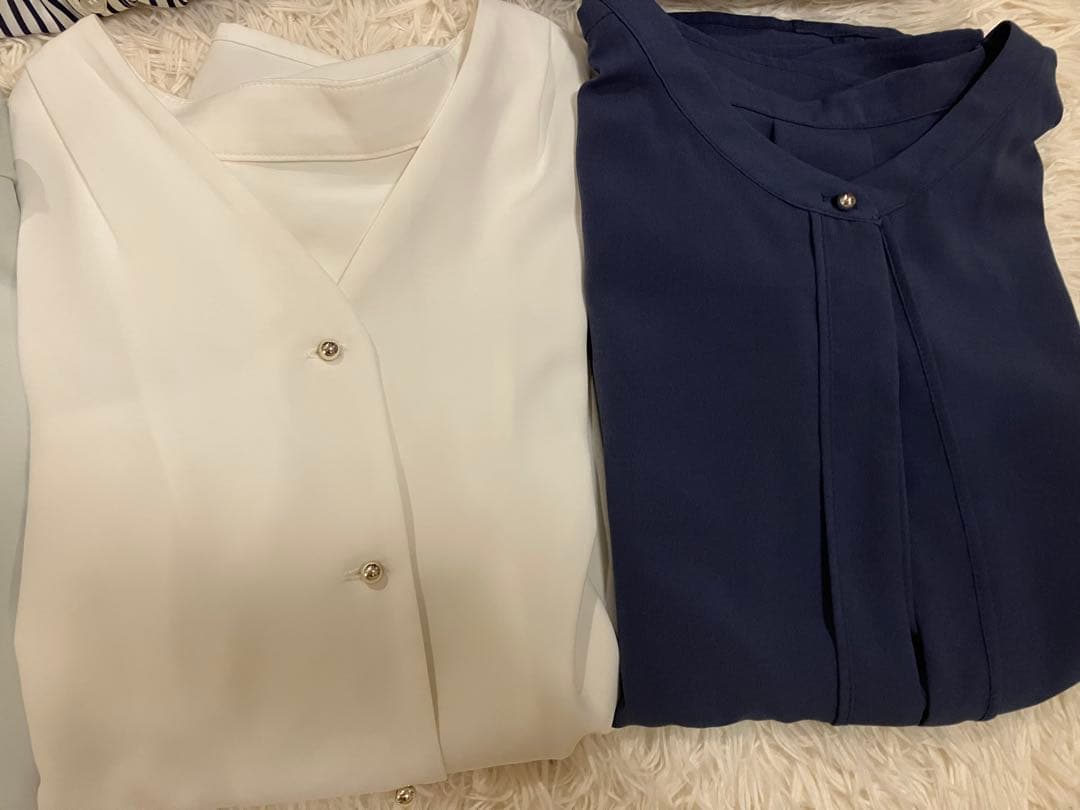 半袖ブラウス ９点セット➕ニットとカーディガンまとめ売り