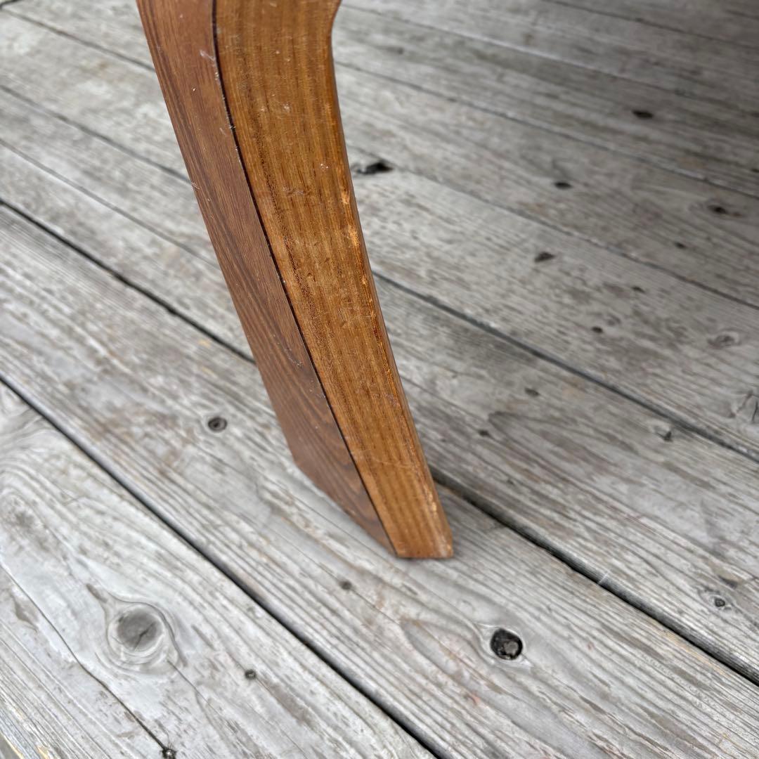 天童木工 TENDO 木製座卓 プライウッド ローテーブル 曲木 昭和レトロ