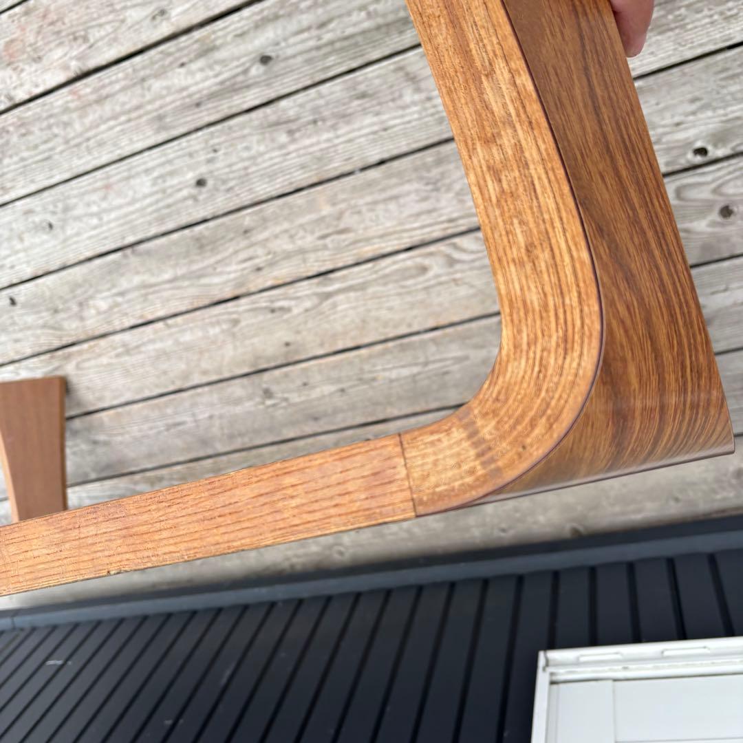 天童木工 TENDO 木製座卓 プライウッド ローテーブル 曲木 昭和レトロ