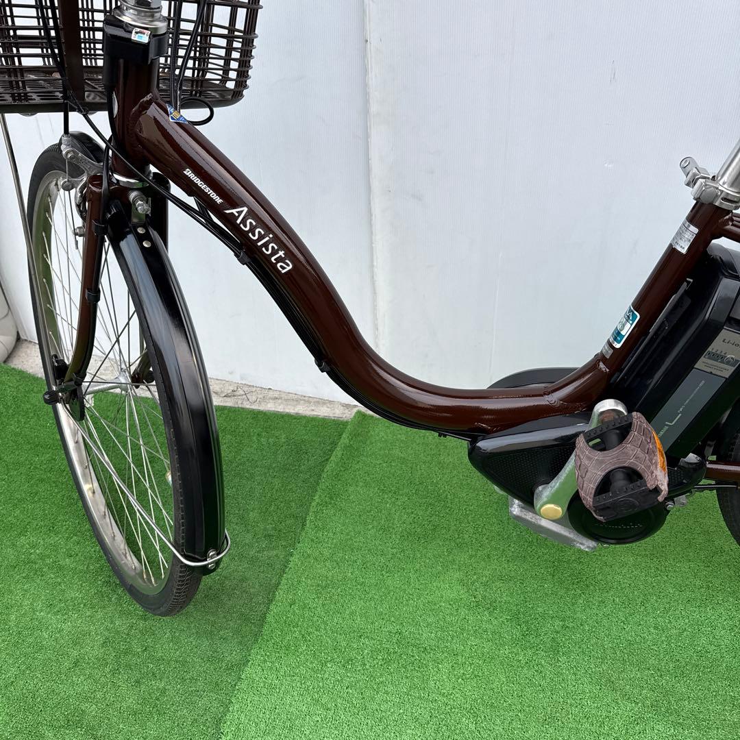ブリヂストン電動アシスト自転車26インチ8.9Ah ブラウン