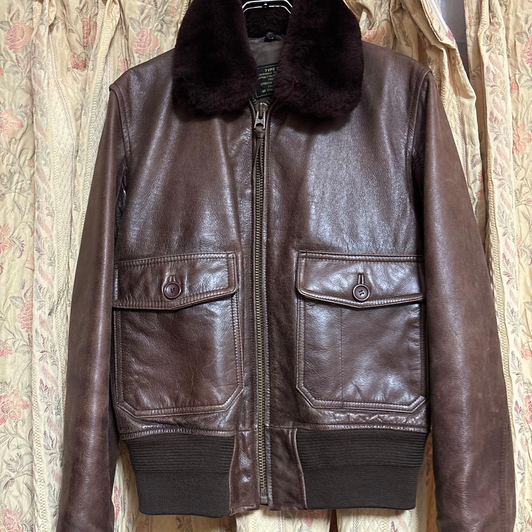 U.S.ARMYブラウンレザー G-1