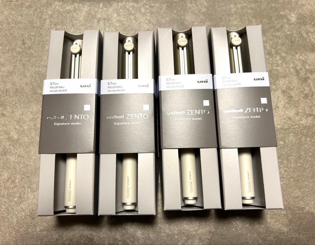 4本セット ZENTO シグニチャーモデル 0.7mm 新品 ゼント